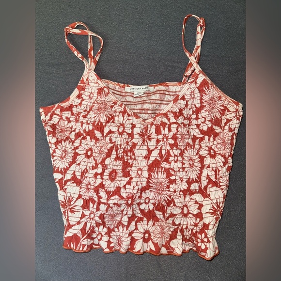 American Eagle Outfitters Tops - American Eagle Tropical/Floral/Hawaiian Print Cropped Cami